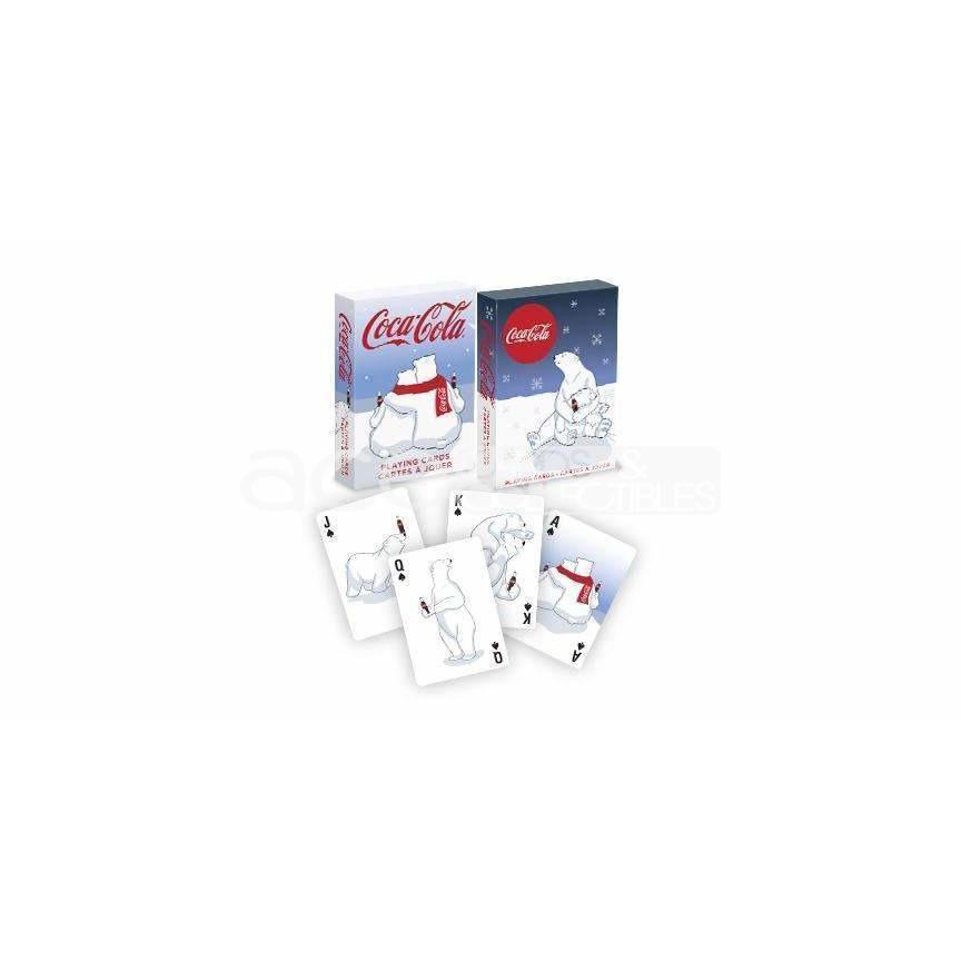 Coca-Cola Holiday Polar Bear Playing Cards-White-United States Playing Cards Company-Ace Cards &amp; Collectibles