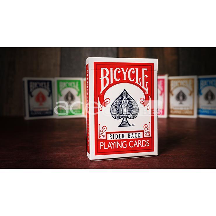 Colored Bicycle Rider Back Standard Size Playing Cards-Fuchsia-United States Playing Cards Company-Ace Cards &amp; Collectibles
