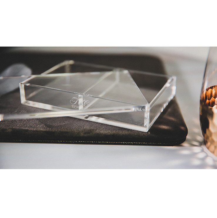 Crystal Playing Cards Display 2 Deck Case By TCC - Trick-United States Playing Cards Company-Ace Cards & Collectibles