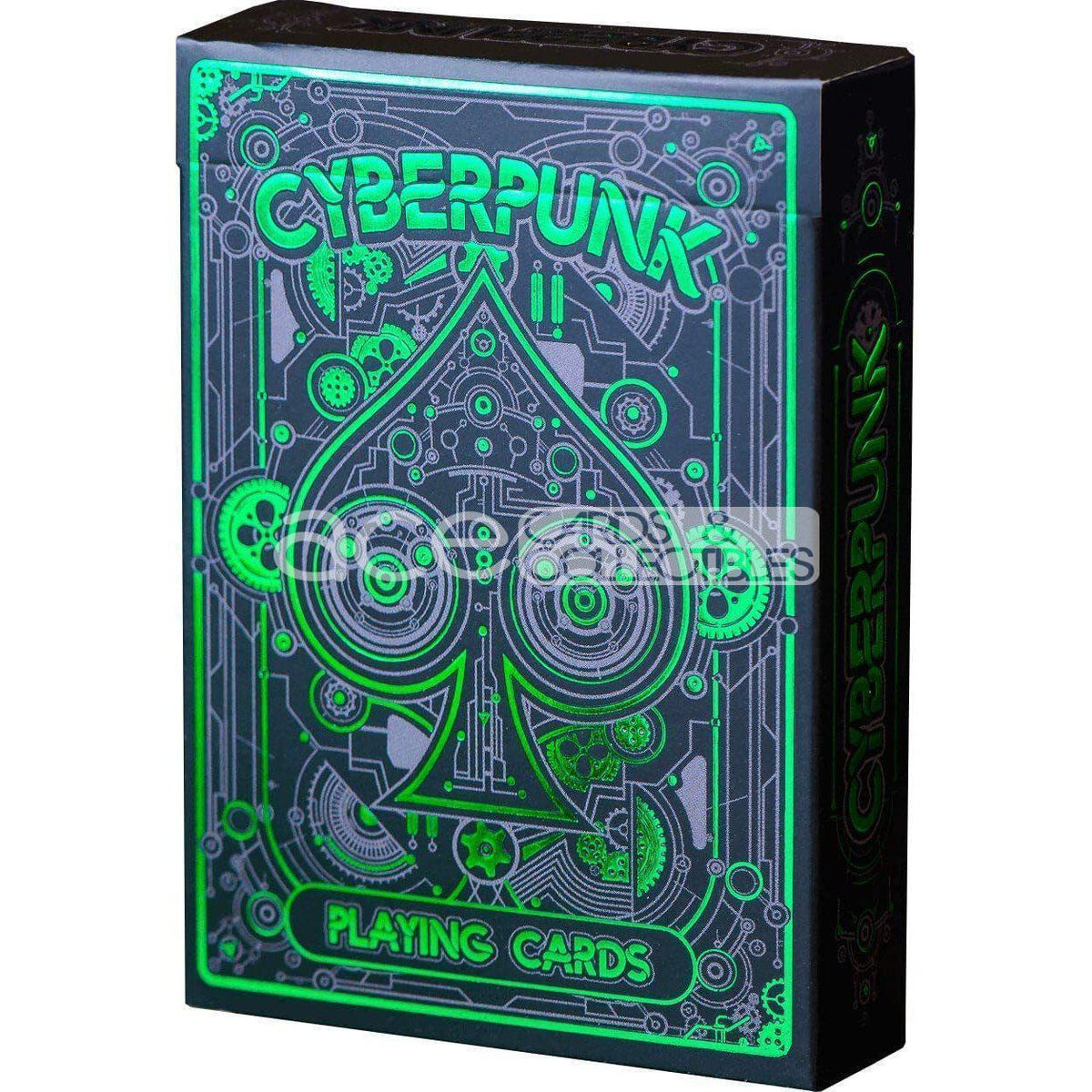 Elephant Cyberpunk Playing Cards-Green-United States Playing Cards Company-Ace Cards &amp; Collectibles