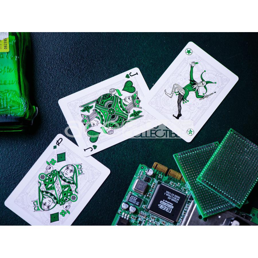 Elephant Cyberpunk Playing Cards-Red-United States Playing Cards Company-Ace Cards &amp; Collectibles