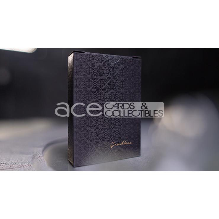 Gambler&#39;s Borderless Black Playing Cards-United States Playing Cards Company-Ace Cards &amp; Collectibles