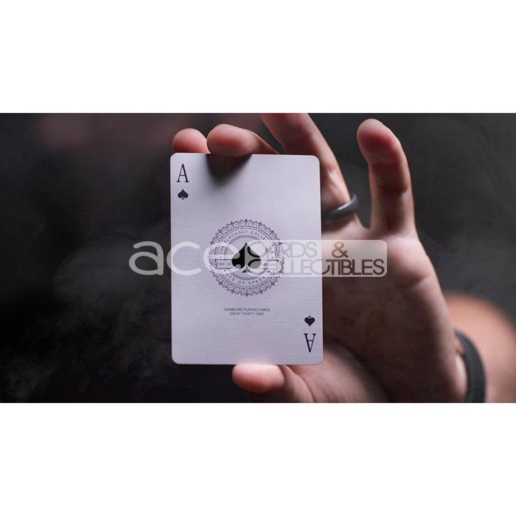 Gambler&#39;s Borderless Black Playing Cards-United States Playing Cards Company-Ace Cards &amp; Collectibles
