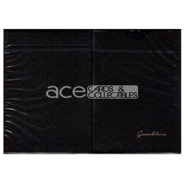 Gambler's Borderless Black Playing Cards-United States Playing Cards Company-Ace Cards & Collectibles