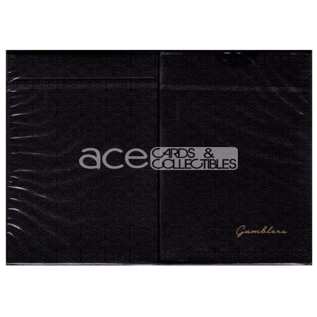 Gambler's Borderless Black Playing Cards-United States Playing Cards Company-Ace Cards & Collectibles