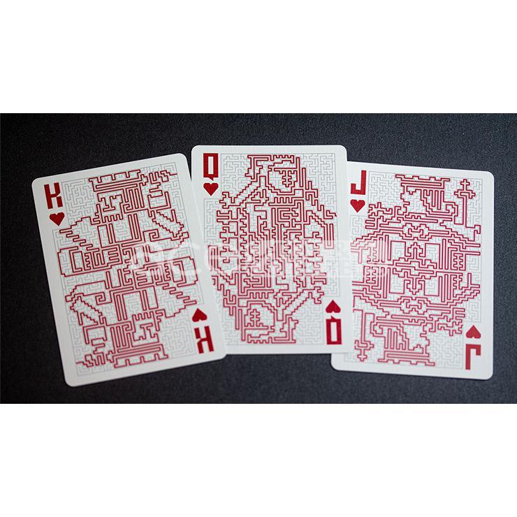 Labyrinth Red Limited Edition Playing Cards-United States Playing Cards Company-Ace Cards &amp; Collectibles