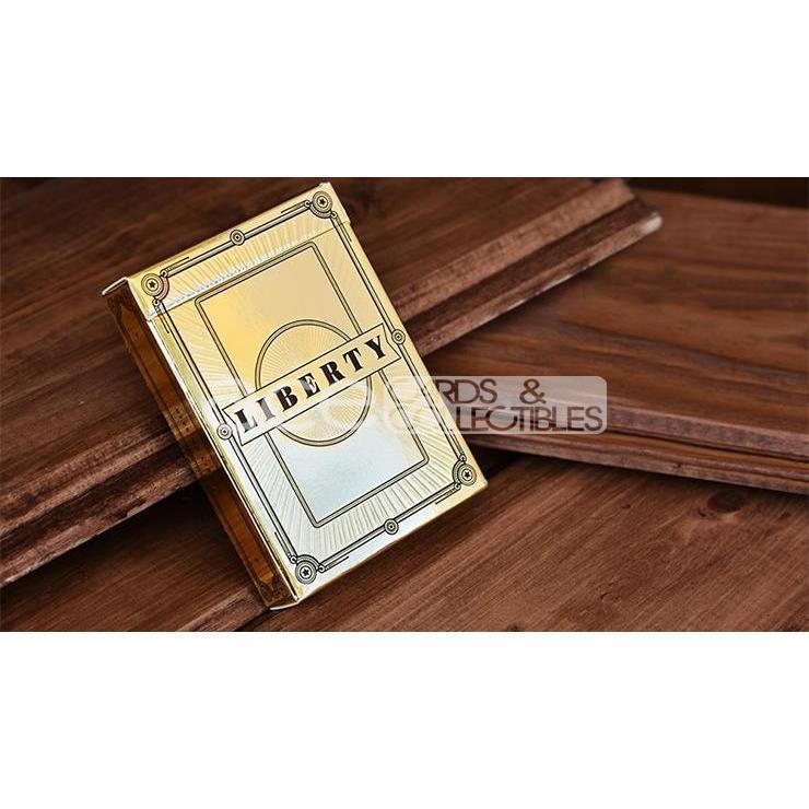 Liberty Gold Playing Cards By Jackson Robinson-United States Playing Cards Company-Ace Cards &amp; Collectibles