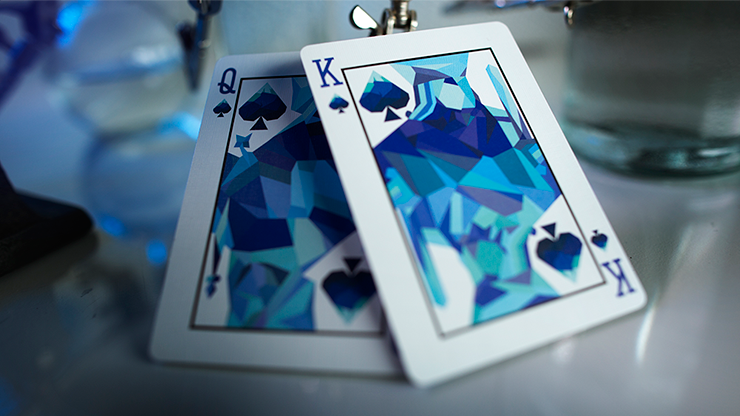 Memento Mori Blue Playing Cards-United States Playing Cards Company-Ace Cards &amp; Collectibles