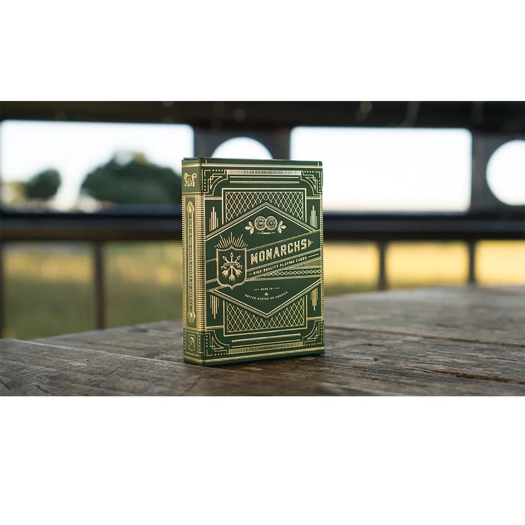 Monarchs Playing Cards By Theory11-Green-United States Playing Cards Company-Ace Cards & Collectibles