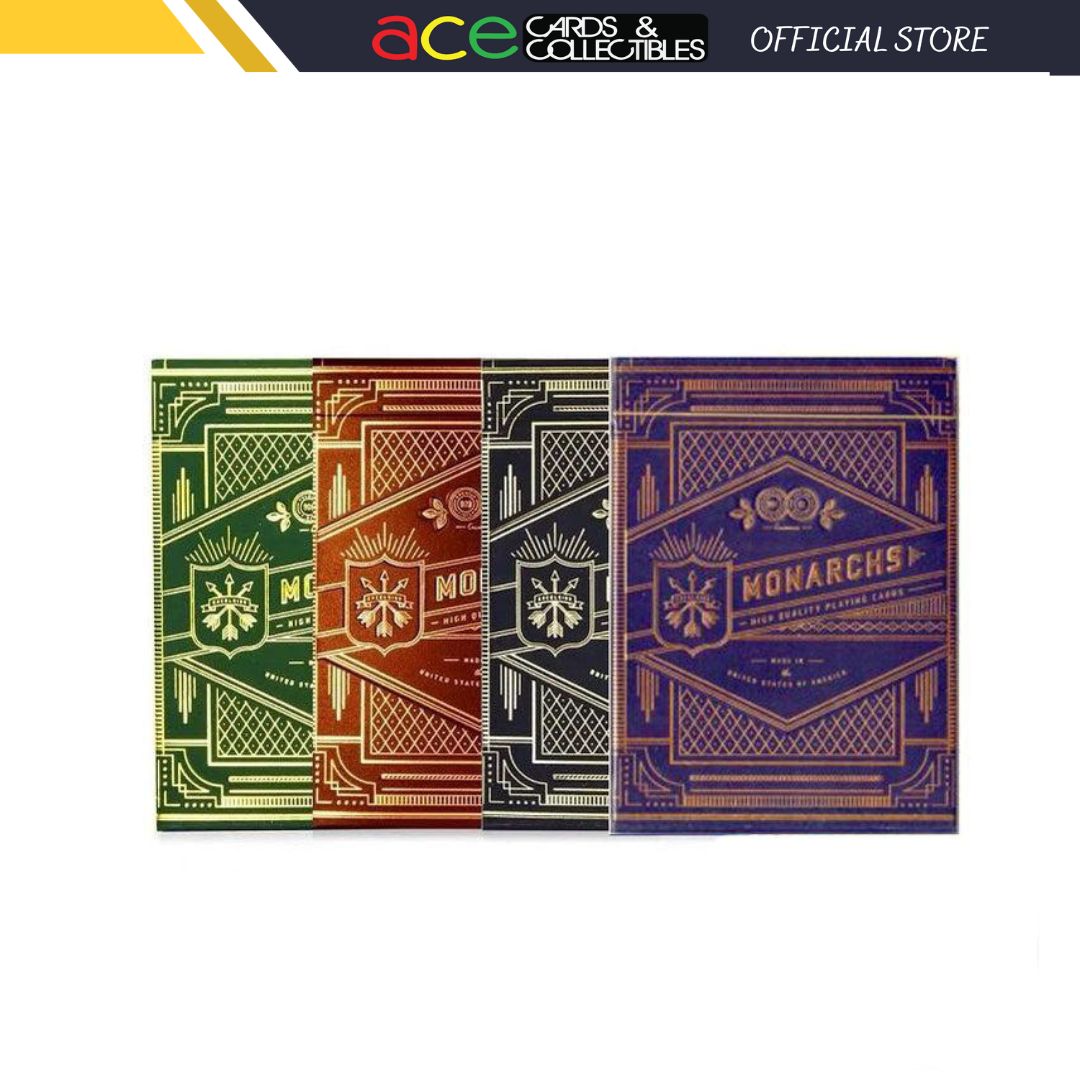 Monarchs Playing Cards By Theory11-Green-United States Playing Cards Company-Ace Cards & Collectibles