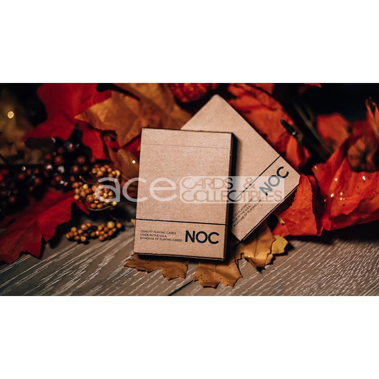 NOC On Wood (Brown) Playing Cards-United States Playing Cards Company-Ace Cards & Collectibles