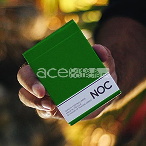 NOC Original Playing Cards-Green-United States Playing Cards Company-Ace Cards &amp; Collectibles