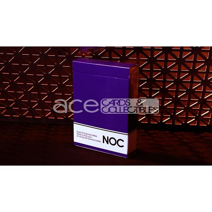 NOC Original Playing Cards-Purple-United States Playing Cards Company-Ace Cards &amp; Collectibles