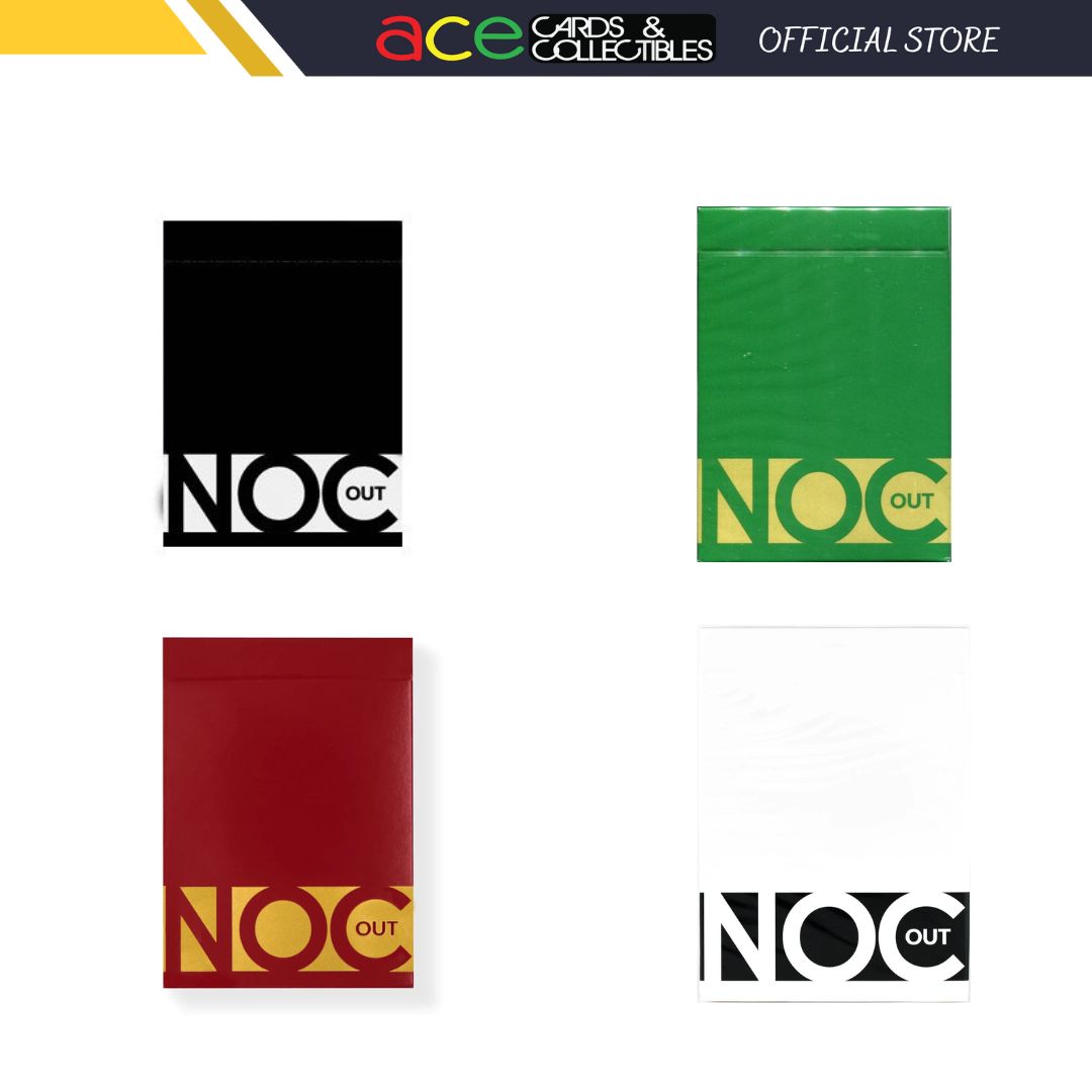 NOC Out Playing Cards-Black-United States Playing Cards Company-Ace Cards & Collectibles