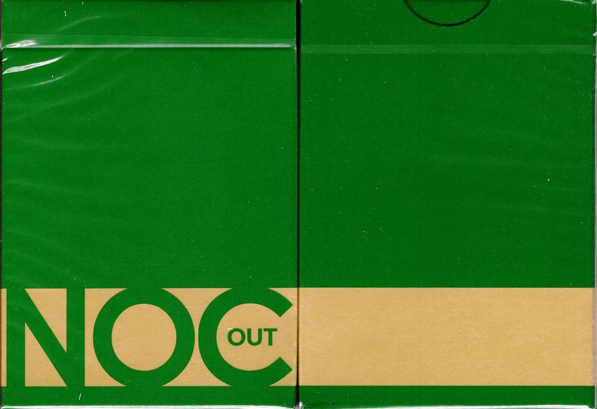 NOC Out Playing Cards-Green Gold-United States Playing Cards Company-Ace Cards &amp; Collectibles