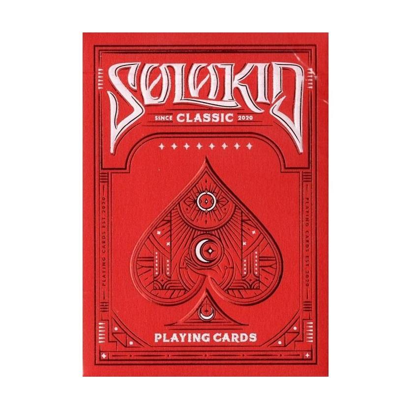Solokid Playing Cards by Bocopo-Cyan-United States Playing Cards Company-Ace Cards & Collectibles