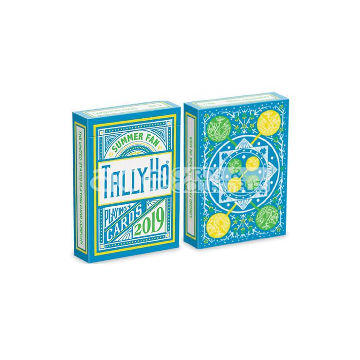 Tally-Ho 2019 Summer Fan Back Playing Cards-United States Playing Cards Company-Ace Cards & Collectibles