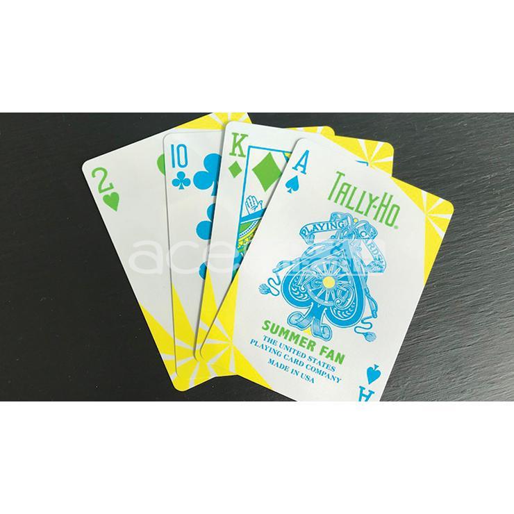 Tally-Ho 2019 Summer Fan Back Playing Cards-United States Playing Cards Company-Ace Cards &amp; Collectibles