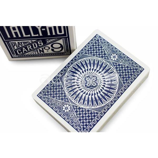 Tally-Ho Circle Back Playing Cards-Blue-United States Playing Cards Company-Ace Cards &amp; Collectibles