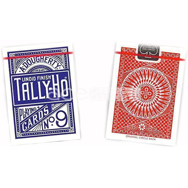 Tally-Ho Circle Back Playing Cards-Blue-United States Playing Cards Company-Ace Cards &amp; Collectibles