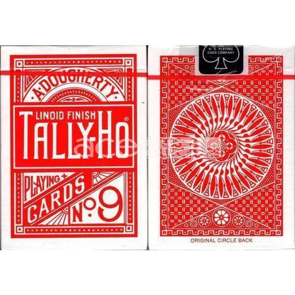 Tally-Ho Circle Back Playing Cards-Red-United States Playing Cards Company-Ace Cards &amp; Collectibles