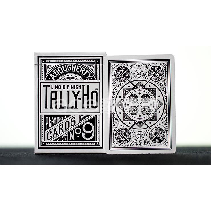 Tally-Ho Fan Back Playing Cards-Blue-United States Playing Cards Company-Ace Cards & Collectibles
