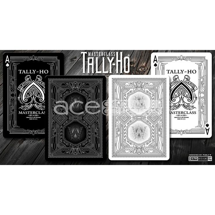 Tally-Ho Masterclass Limited Edition Playing Cards-Black-United States Playing Cards Company-Ace Cards & Collectibles