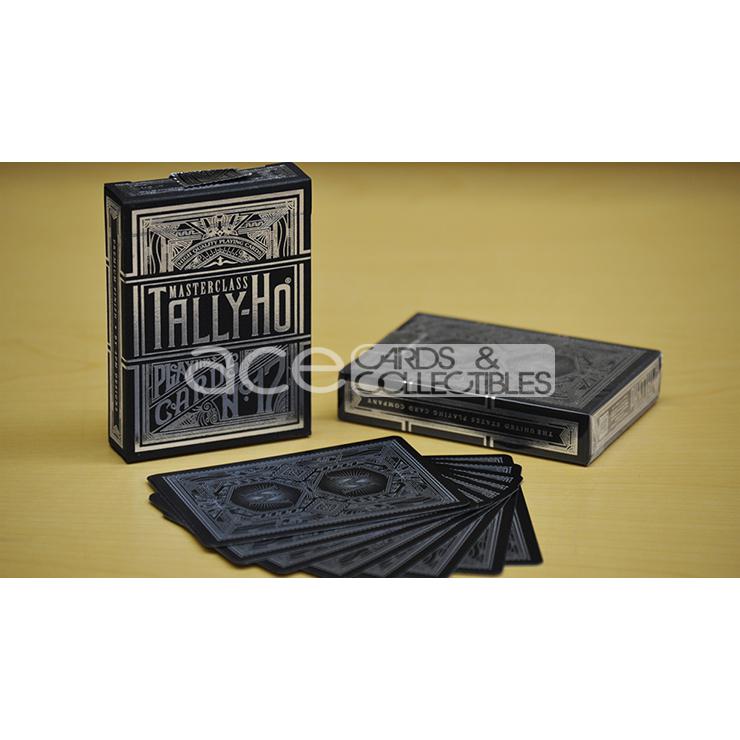 Tally-Ho Masterclass Limited Edition Playing Cards-Black-United States Playing Cards Company-Ace Cards &amp; Collectibles