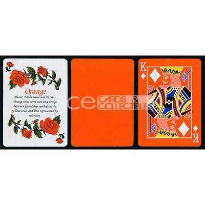 Tally-Ho No.9 Reverse Fan Back (Orange) Playing Cards-United States Playing Cards Company-Ace Cards &amp; Collectibles