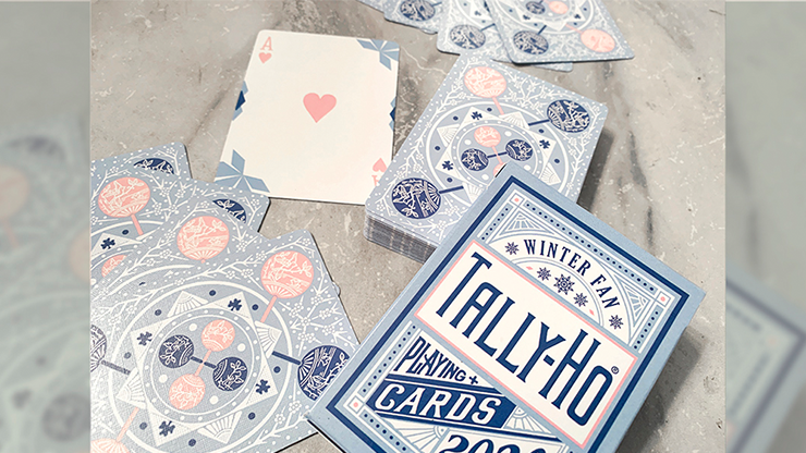 Tally-Ho Winter Fan Playing Cards-United States Playing Cards Company-Ace Cards &amp; Collectibles