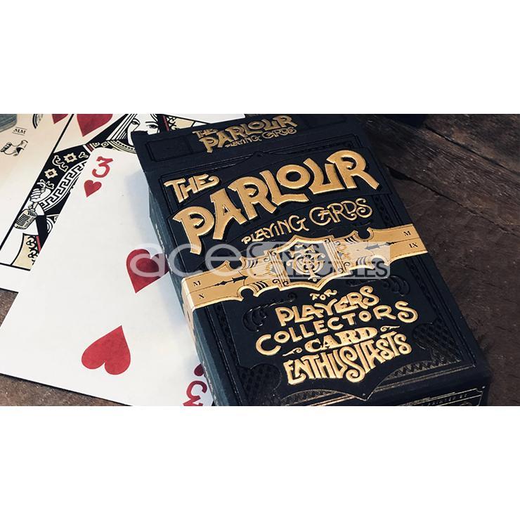 The Parlour Playing Cards-Black (Limited Edition)-United States Playing Cards Company-Ace Cards & Collectibles