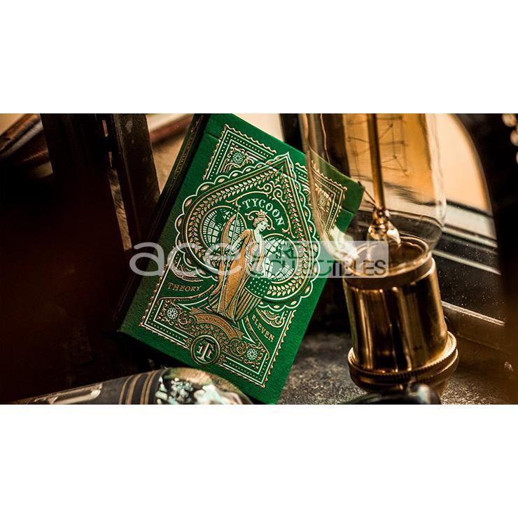 Tycoon Playing Cards By Theory11-Green-United States Playing Cards Company-Ace Cards &amp; Collectibles