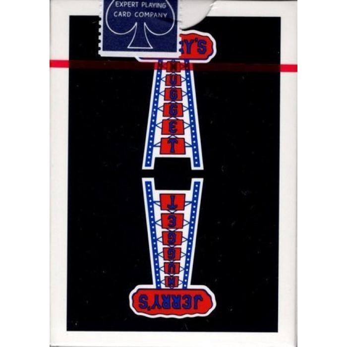 Vintage Feel Jerry's Nuggets Playing Cards-Black-United States Playing Cards Company-Ace Cards & Collectibles