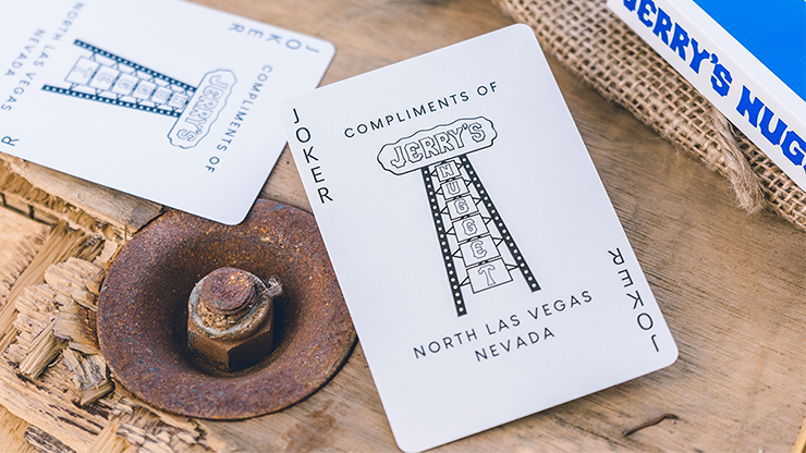 Vintage Feel Jerry's Nuggets Playing Cards-Black-United States Playing Cards Company-Ace Cards & Collectibles