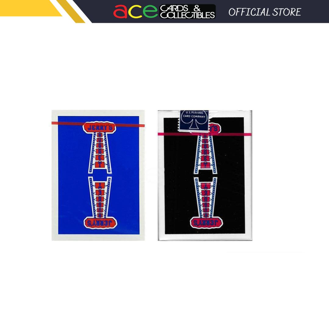 Vintage Feel Jerry's Nuggets Playing Cards-Black-United States Playing Cards Company-Ace Cards & Collectibles