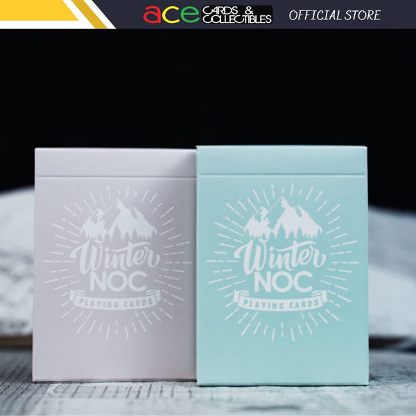 Winter NOC Playing Cards-Glacier Ice (Blue)-United States Playing Cards Company-Ace Cards & Collectibles