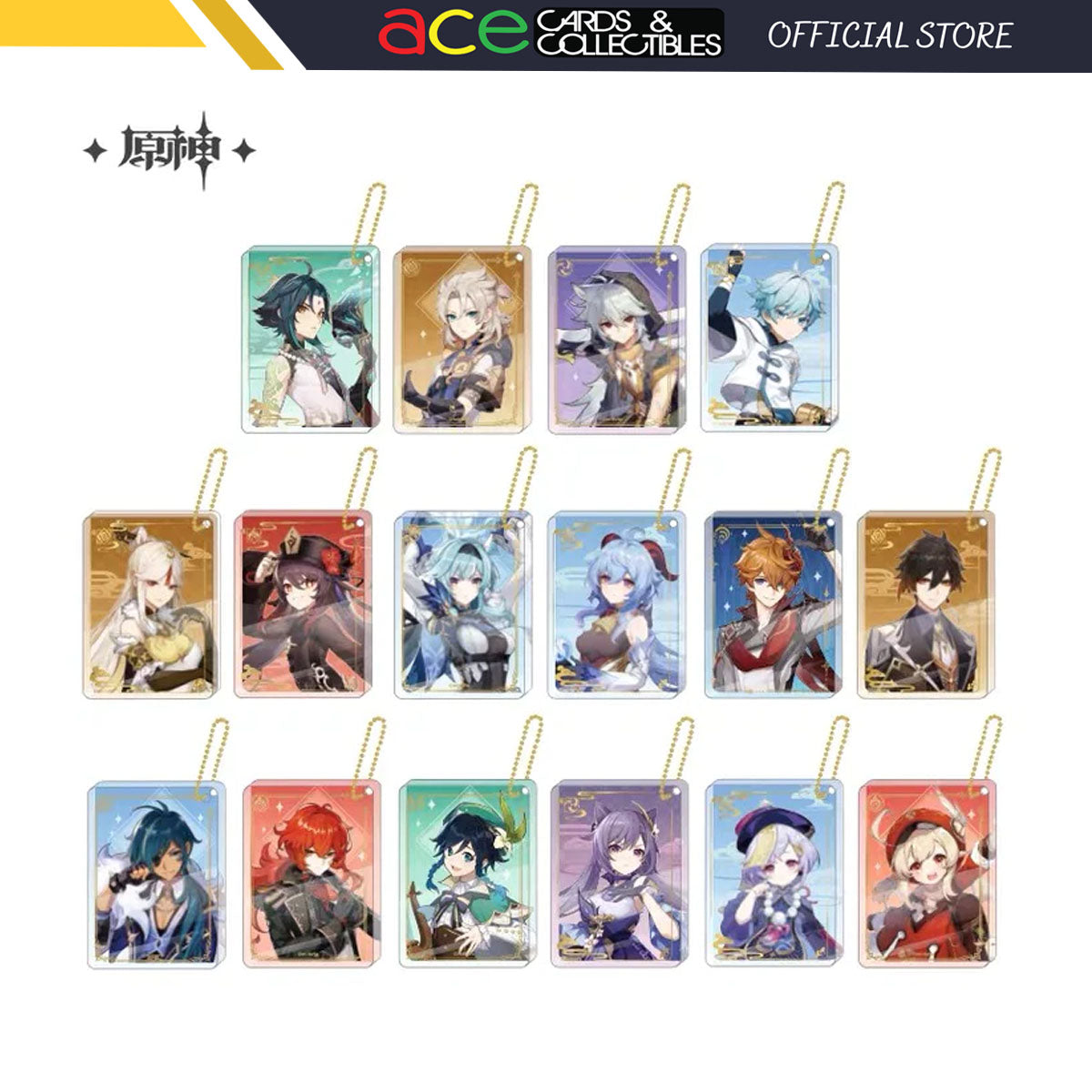 miHoYo -Genshin Impact- Character Acrylic Block Keychain-Zhong Li-miHoYo-Ace Cards & Collectibles