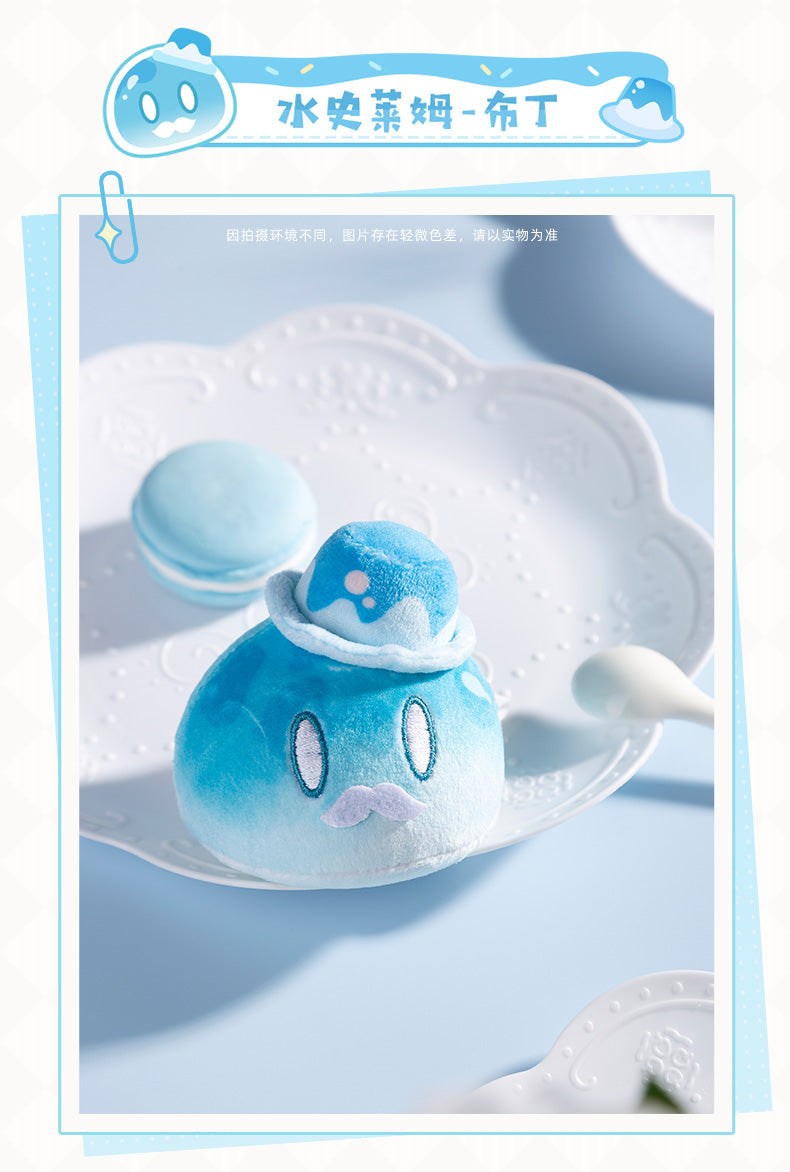 miHoYo -Genshin Impact- Dessert Party Squishy Plushie &quot;Slime&quot;-Hydro Slime-miHoYo-Ace Cards &amp; Collectibles